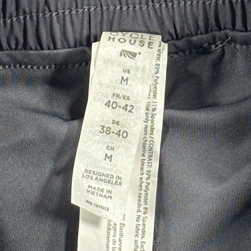Marika Cycle House Athletic Shorts Women Size M Grey Neon NWT GLS1232A - Picture 10 of 12